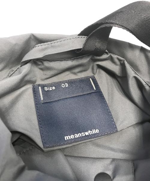 meanswhile（ミーンズワイル）meanswhile (ミーンズワイル) Feather Smooth Snap SH グレー サイズ:3の古着・服飾アイテム