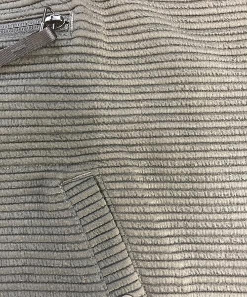 meanswhile（ミーンズワイル）meanswhile (ミーンズワイル) Uneven Fabric Anorak Parka ブラック サイズ:2の古着・服飾アイテム