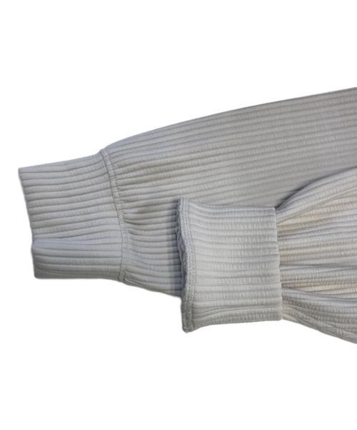 meanswhile（ミーンズワイル）meanswhile (ミーンズワイル) Uneven Fabric Anorak Parka ホワイト サイズ:3の古着・服飾アイテム