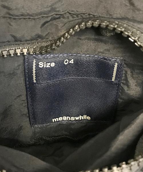 meanswhile（ミーンズワイル）meanswhile (ミーンズワイル) Reversible 4Way JKT ブラック サイズ:4の古着・服飾アイテム