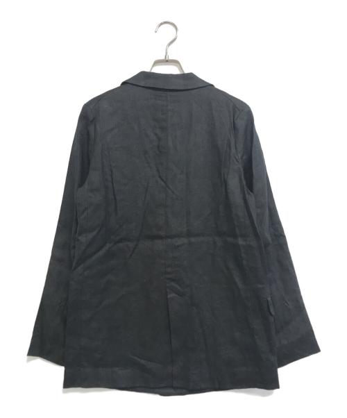 Loungedress（ラウンジドレス）Loungedress (ラウンジドレス) リネンダブルジャケット ブラック サイズ:free 未使用品の古着・服飾アイテム