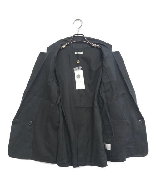 Loungedress（ラウンジドレス）Loungedress (ラウンジドレス) リネンダブルジャケット ブラック サイズ:free 未使用品の古着・服飾アイテム