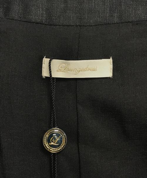 Loungedress（ラウンジドレス）Loungedress (ラウンジドレス) リネンダブルジャケット ブラック サイズ:free 未使用品の古着・服飾アイテム