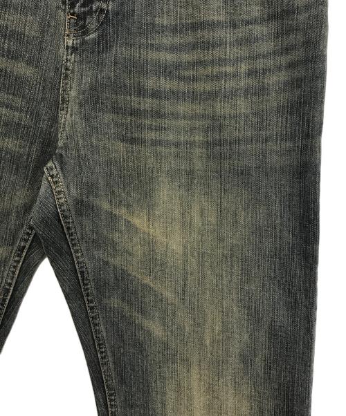 BALENCIAGA（バレンシアガ）BALENCIAGA (バレンシアガ) ウォシュド加工 ブーツ カット デニム パンツ インディゴ サイズ:Lの古着・服飾アイテム