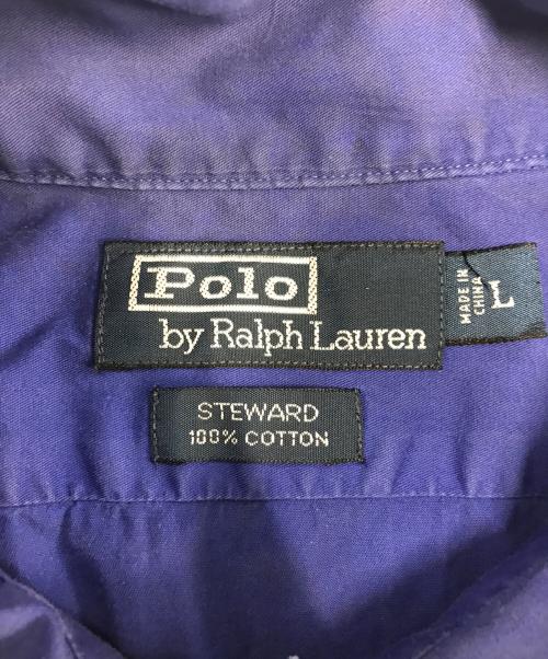 POLO RALPH LAUREN（ポロ・ラルフローレン）POLO RALPH LAUREN (ポロ・ラルフローレン) オープンカラーシャツ ブルー サイズ:Lの古着・服飾アイテム