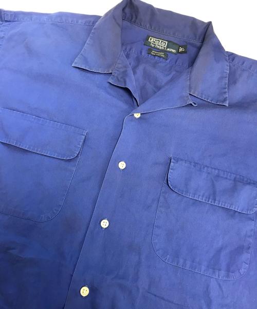 POLO RALPH LAUREN（ポロ・ラルフローレン）POLO RALPH LAUREN (ポロ・ラルフローレン) オープンカラーシャツ ブルー サイズ:Lの古着・服飾アイテム