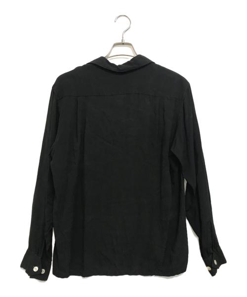 BUD BERMA（バドベルマ）BUD BERMA (バドベルマ) 60’s開襟シャツ ブラック サイズ:Mの古着・服飾アイテム