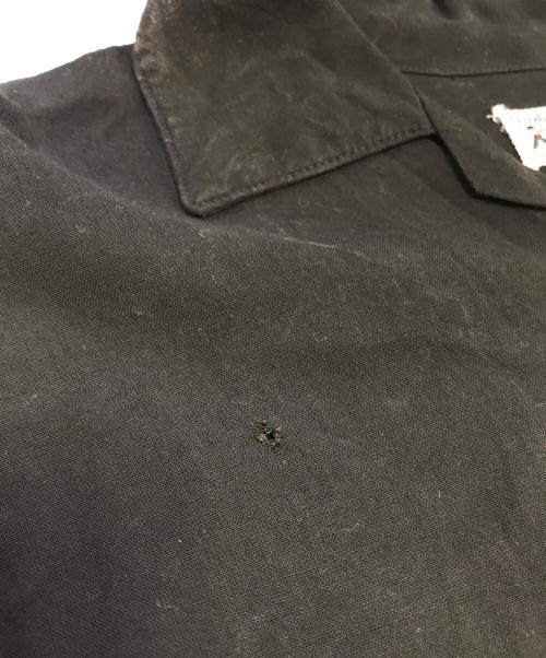 BUD BERMA（バドベルマ）BUD BERMA (バドベルマ) 60’s開襟シャツ ブラック サイズ:Mの古着・服飾アイテム