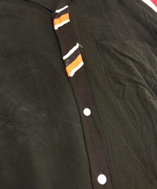 BUD BERMA（バドベルマ）BUD BERMA (バドベルマ) 60’s開襟シャツ ブラック サイズ:Mの古着・服飾アイテム