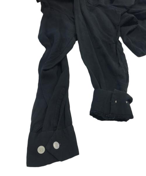 BUD BERMA（バドベルマ）BUD BERMA (バドベルマ) 60’s開襟シャツ ブラック サイズ:Mの古着・服飾アイテム