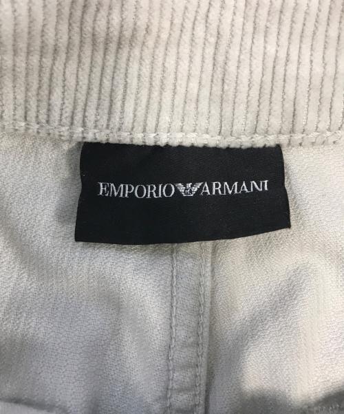 EMPORIO ARMANI（エンポリオアルマーニ）EMPORIO ARMANI (エンポリオアルマーニ) コーデュロイパンツ グレー サイズ:25の古着・服飾アイテム