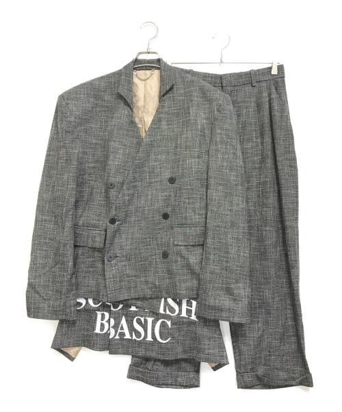 CHARLES JEFFREY LOVERBOY（チャールズ ジェフリー ラバーボーイ）CHARLES JEFFREY LOVERBOY (チャールズ ジェフリー ラバーボーイ) 3ピースセットアップ グレー サイズ:Sの古着・服飾アイテム