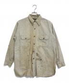 GREAT WESTERNグレートウェスタン）の古着「ウールワークシャツ」｜グレー