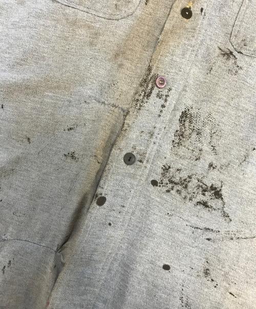 GREAT WESTERN（グレートウェスタン）GREAT WESTERN (グレートウェスタン) ウールワークシャツ グレー サイズ:Sの古着・服飾アイテム