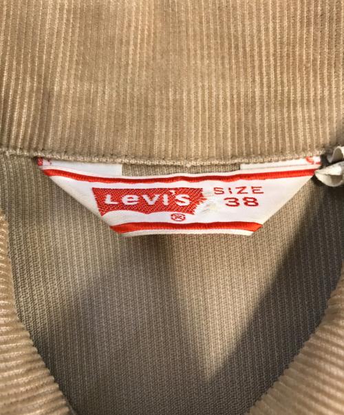 LEVI'S（リーバイス）LEVI'S (リーバイス) 70'sコーデュロイトラッカ－ジャケット ベージュ サイズ:38の古着・服飾アイテム