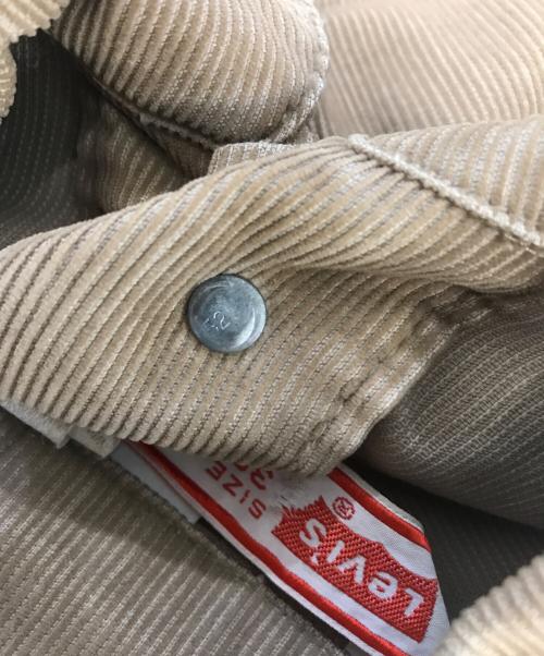 LEVI'S（リーバイス）LEVI'S (リーバイス) 70'sコーデュロイトラッカ－ジャケット ベージュ サイズ:38の古着・服飾アイテム