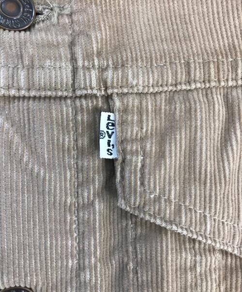 LEVI'S（リーバイス）LEVI'S (リーバイス) 70'sコーデュロイトラッカ－ジャケット ベージュ サイズ:38の古着・服飾アイテム