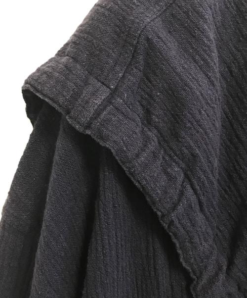 ISSEY SPORT（イッセイスポーツ）ISSEY SPORT (イッセイスポーツ) 80's変形フーデットカーディガン ネイビー サイズ:9の古着・服飾アイテム