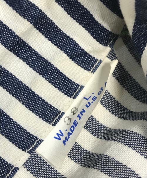 SUGAR CANE（シュガーケーン）SUGAR CANE (シュガーケーン) MISTER FREEDOM (ミスターフリーダム) ヒッコリーコンダクタージャケット ホワイト サイズ:38の古着・服飾アイテム