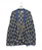 KAPITALキャピタル）の古着「KAKASHIリネンニットカーディガン」｜グレー