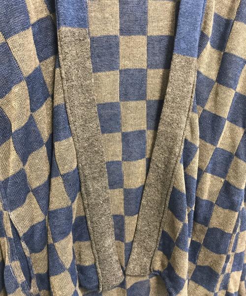 KAPITAL（キャピタル）KAPITAL (キャピタル) KAKASHIリネンニットカーディガン グレー サイズ:3の古着・服飾アイテム