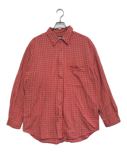 stussy（ステューシー）stussy (ステューシー) BDチェックシャツ レッド サイズ:Lの古着・服飾アイテム