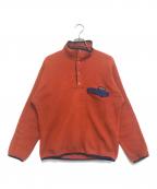 Patagoniaパタゴニア）の古着「ハーフスナップフリースジャケット」｜レッド