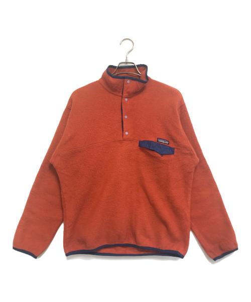 Patagonia（パタゴニア）Patagonia (パタゴニア) ハーフスナップフリースジャケット レッド サイズ:Mの古着・服飾アイテム