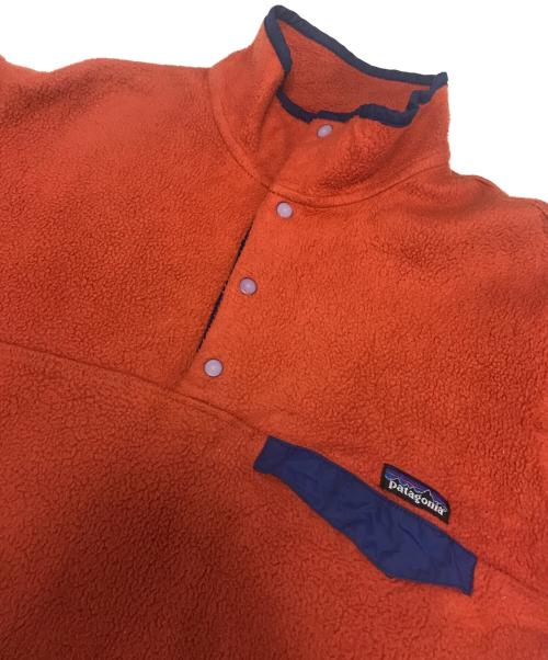 Patagonia（パタゴニア）Patagonia (パタゴニア) ハーフスナップフリースジャケット レッド サイズ:Mの古着・服飾アイテム