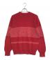 SUPREME (シュプリーム) Tonal Stripe Crewnwck Sweater レッド サイズ:M：13000円