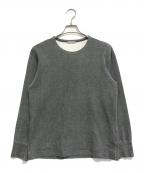 COMME des GARCONS HOMMEコムデギャルソン オム）の古着「長袖カットソー」｜グレー