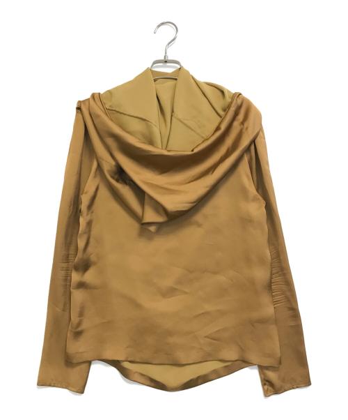 Maison Margiela（メゾンマルジェラ）Maison Margiela (メゾンマルジェラ) レーヨンカットソー カーキ サイズ:40の古着・服飾アイテム