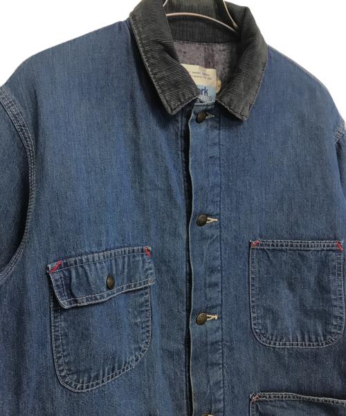 Sears（シアーズ）Sears (シアーズ) 裏地ブランケットデニムカバーオール インディゴ サイズ:Lの古着・服飾アイテム