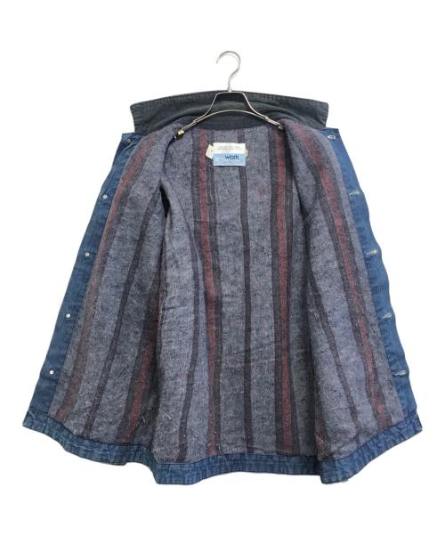 Sears（シアーズ）Sears (シアーズ) 裏地ブランケットデニムカバーオール インディゴ サイズ:Lの古着・服飾アイテム