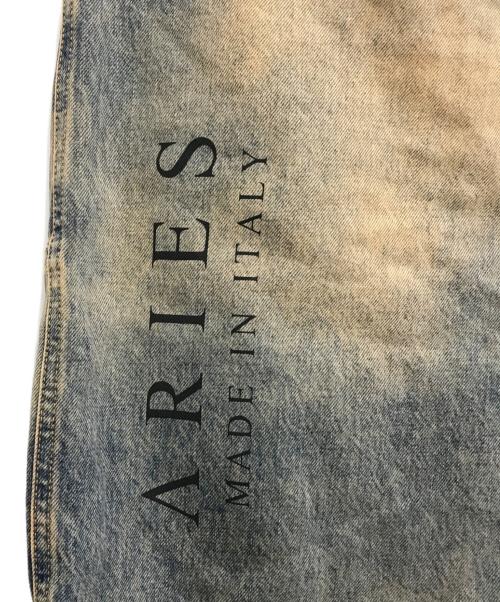ARIES（アリーズ）ARIES (アリーズ) ACID WASH LOW RISE FLARE インディゴ サイズ:25の古着・服飾アイテム