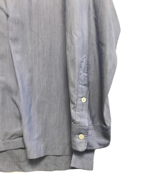 POLO RALPH LAUREN（ポロ・ラルフローレン）POLO RALPH LAUREN (ポロ・ラルフローレン) 開襟シャンブレーシャツ ブルー サイズ:Lの古着・服飾アイテム