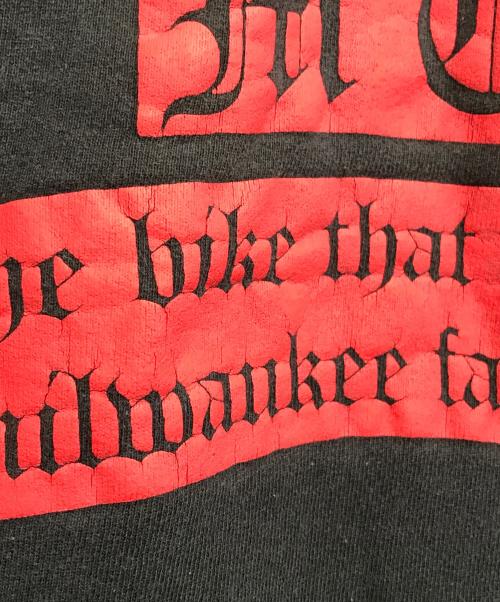 HARLEY-DAVIDSON（ハーレーダビッドソン）HARLEY-DAVIDSON (ハーレーダビッドソン) 袖・背面プリントパーカー ブラック サイズ:Lの古着・服飾アイテム