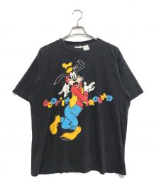 キャラクターTシャツ（キャラクターTシャツ）の古着「Mickey Mouse(ミッキーマウス) キャラクターTシャツ」｜ブラック