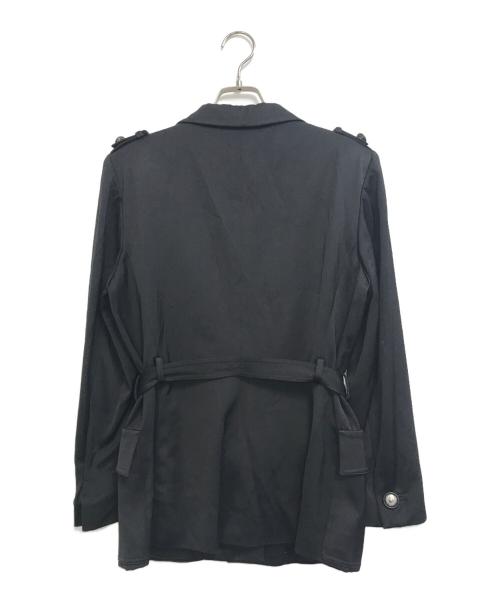 GIANNI VERSACE（ジャンニ・ヴェルサーチ）GIANNI VERSACE (ジャンニ・ヴェルサーチ) サファリジャケット ブラック サイズ:表記なしの古着・服飾アイテム