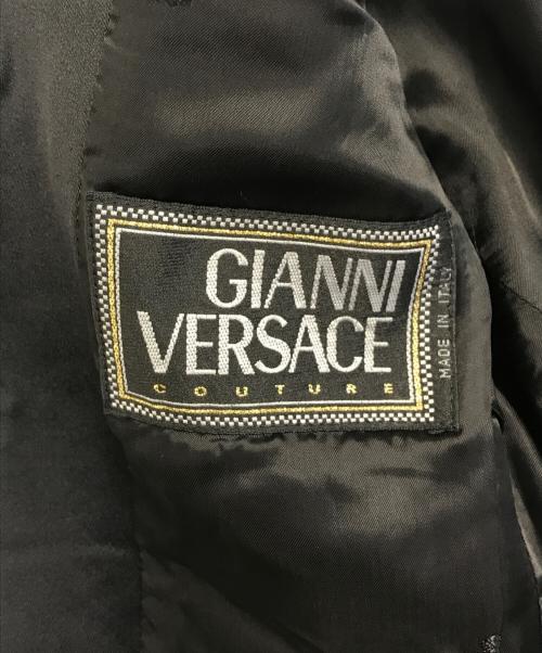 GIANNI VERSACE（ジャンニ・ヴェルサーチ）GIANNI VERSACE (ジャンニ・ヴェルサーチ) サファリジャケット ブラック サイズ:表記なしの古着・服飾アイテム
