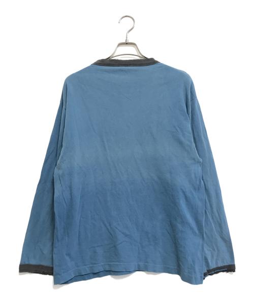 WINTERLAND（ウィンターランド）WINTERLAND (ウィンターランド) 長袖カットソー ブルー サイズ:Lの古着・服飾アイテム