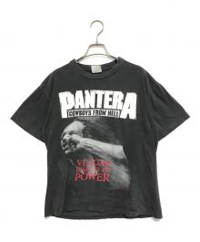 Hanes（ヘインズ）の古着「PANTERA(パンテラ) バンドTシャツ」｜ブラック