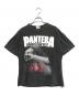 Hanes（ヘインズ）の古着「PANTERA(パンテラ) バンドTシャツ」｜ブラック