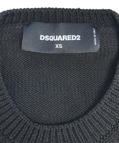 DSQUARED2（ディースクエアード）DSQUARED2 (ディースクエアード) セーター ブラック サイズ:XSの古着・服飾アイテム