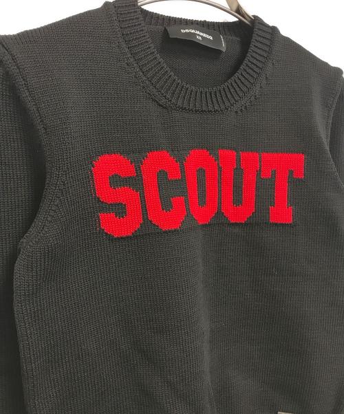 DSQUARED2（ディースクエアード）DSQUARED2 (ディースクエアード) セーター ブラック サイズ:XSの古着・服飾アイテム