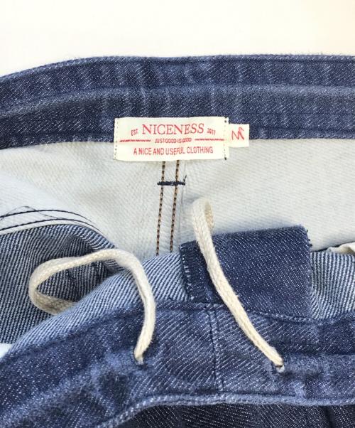 NICENESS（ナイスネス）NICENESS (ナイスネス) ワイルドシルクジーンズ インディゴ サイズ:Ｍの古着・服飾アイテム