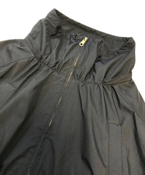 MIZUNO（ミズノ）MIZUNO (ミズノ) ROPE (ロペ) WINDSTOPPER ギャザーハーフコート ブラック サイズ:36の古着・服飾アイテム