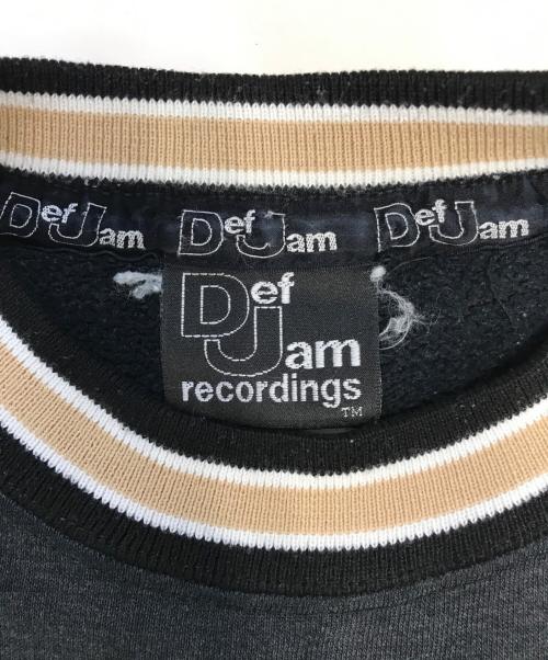 Def Jam（デフジャム）Def Jam (デフジャム) スウェット ブラック サイズ:XLARGEの古着・服飾アイテム