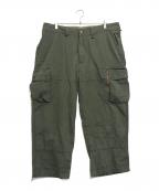 POLO RALPH LAURENポロ・ラルフローレン）の古着「ダブルニーカーゴパンツ」｜グリーン