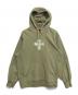 SUPREME（シュプリーム）の古着「Cross Box Logo Hooded Sweatshirt」｜オリーブ